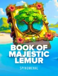 book of majestic lemur game logo